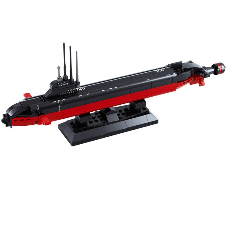193 шт. Детский конструктор Подводная лодка|nuclear submarine|building blocksnuclear submarine model |