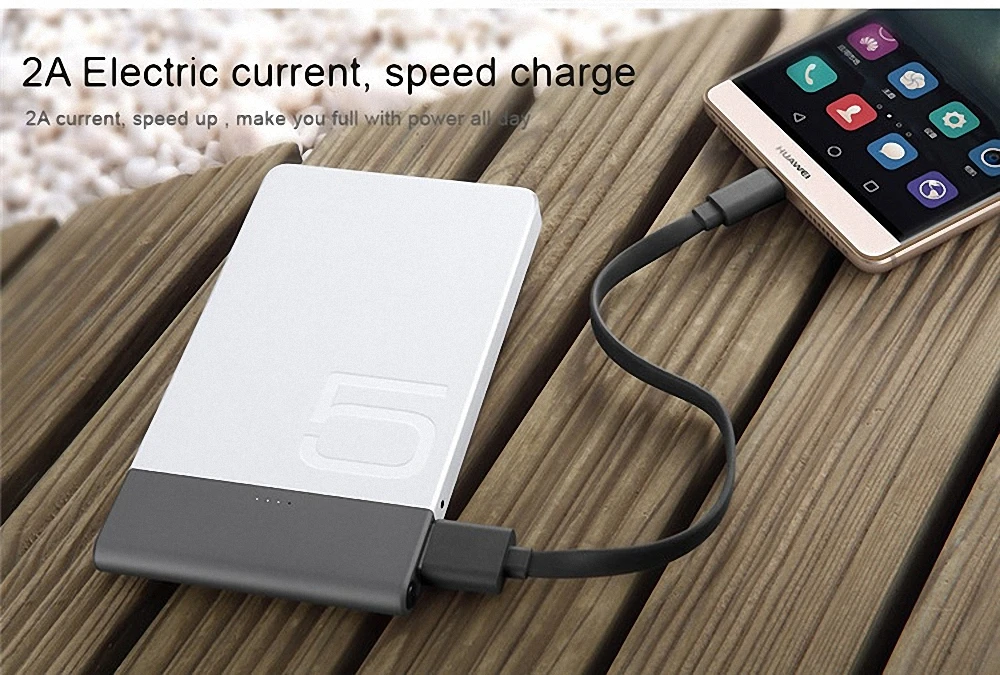 100% Оригинал Huawei 5000 Power bank AP006L внешнее зарядное устройство для Iphone 7 samsung S8