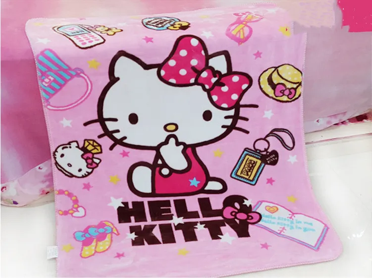 Amine Hello KT Doraemon одеяло Kawaii Мультфильм Одеяло для взрослых/детей флис бросить на