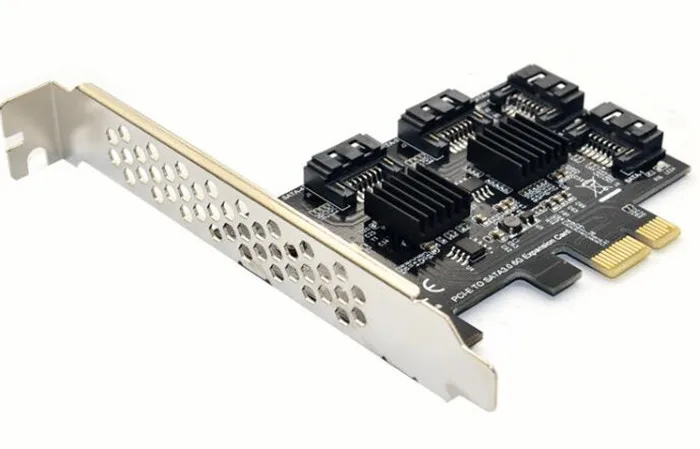 Плата контроллера PCI Express SATA 6G 4 порта e к III 3 0 конвертер с теплоотводом плата