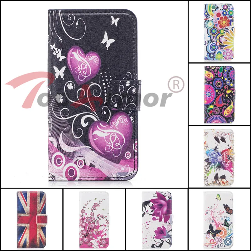 Чехол Кошелек из искусственной кожи с рисунком для Microsoft Nokia Lumia 535 540 640 650 950 XL 635/630