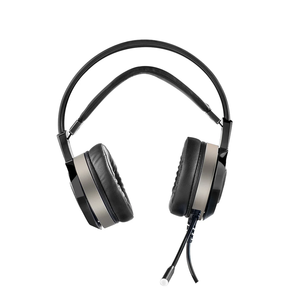 HEXGEARS GH102 Игровые наушники USB для телефона из поликарбоната с Auriculares микрофоном