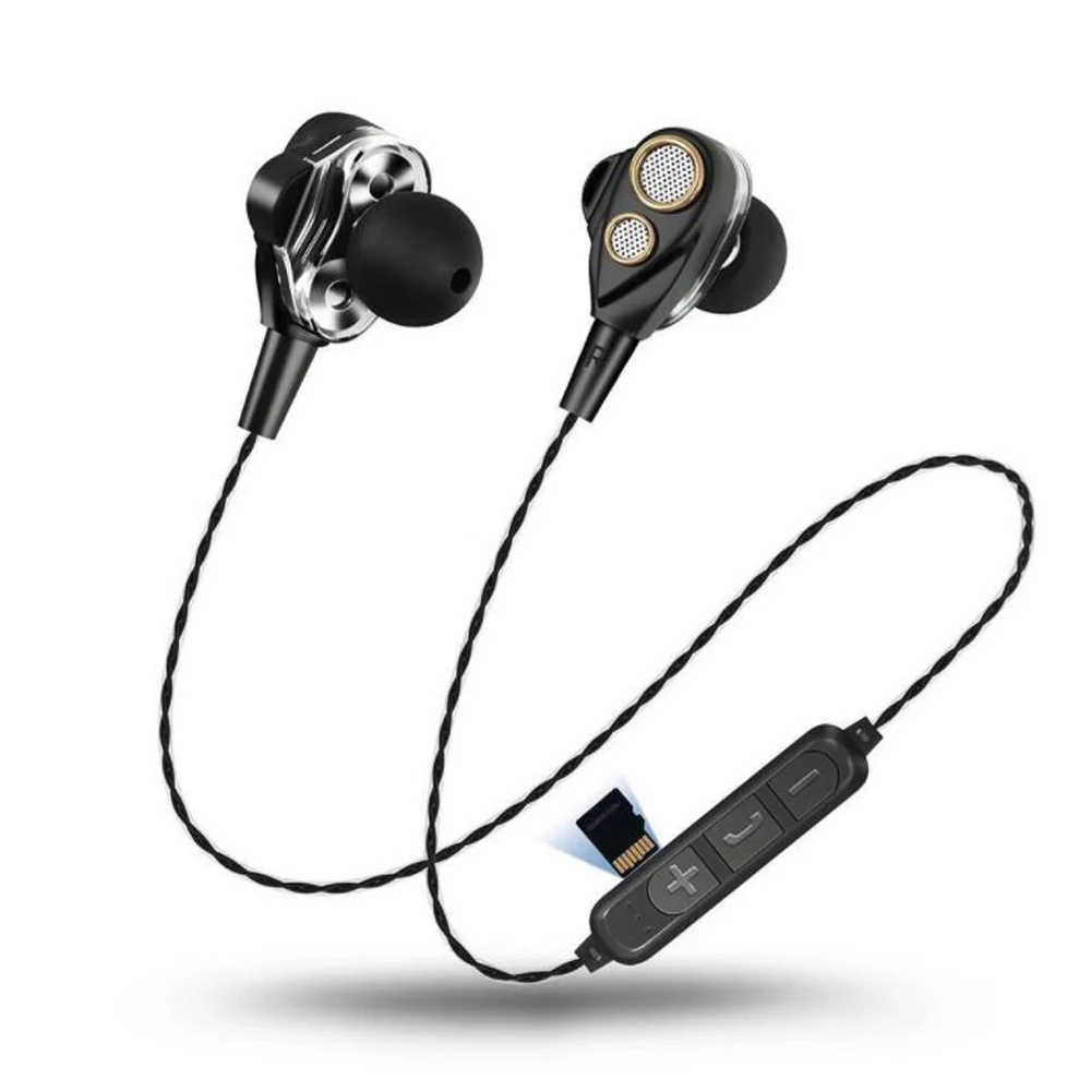 SMN-15 беспроводные Bluetooth-наушники-вкладыши для телефона с поддержкой TF-карты
