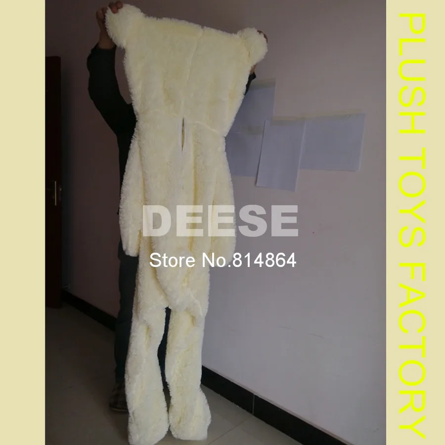 20 шт./лот плюшевый мишка кожи 180 cm плюшевые Toys Teddy Bear пустой Shell пальто Skins на молнии