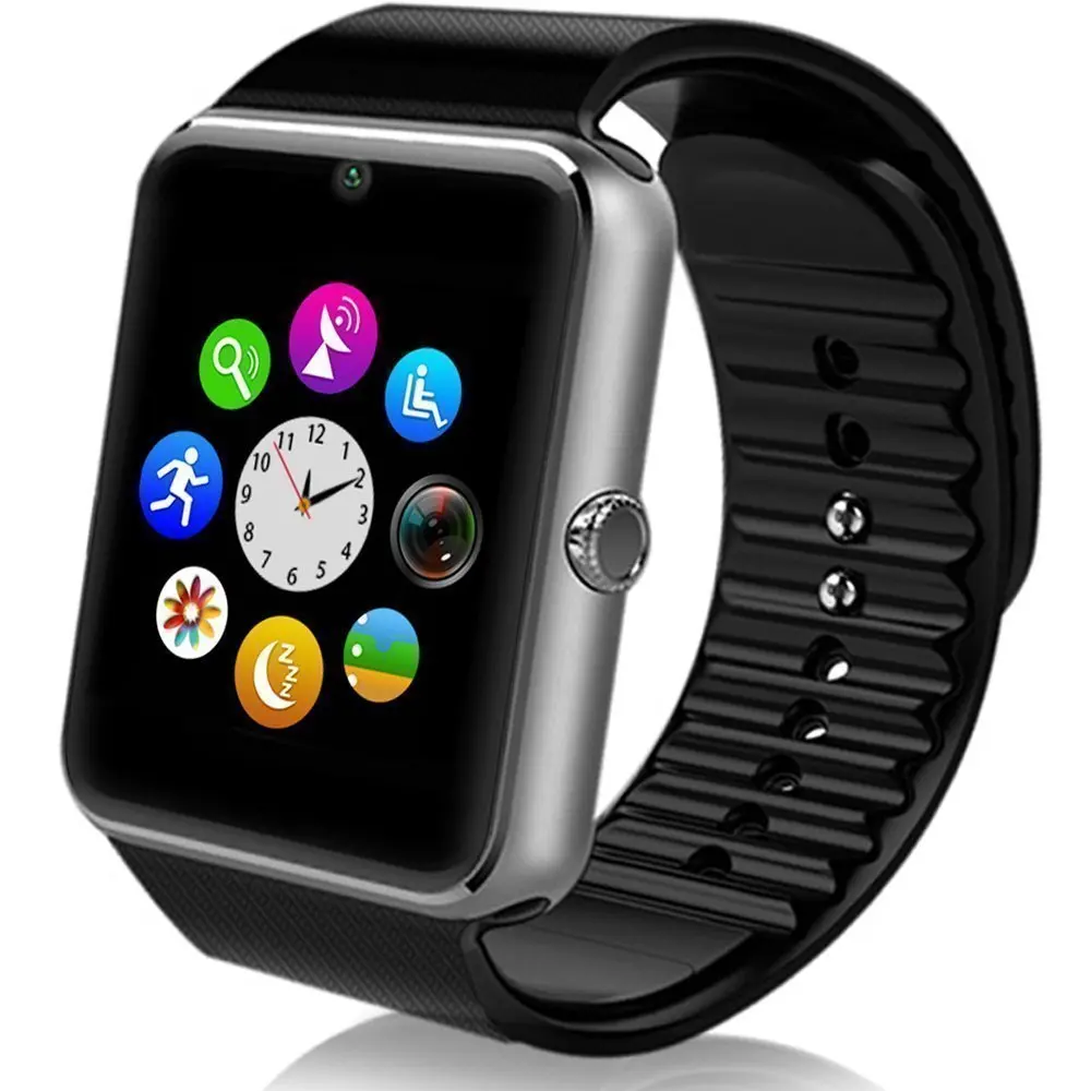 Новые смарт-часы Bluetooth GT08 с sim-картой TF камера спортивный фитнес-трекер WirstWatch для