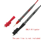 Универсальный зажим типа крокодил для мультиметра, 1 пара, 2 шт.