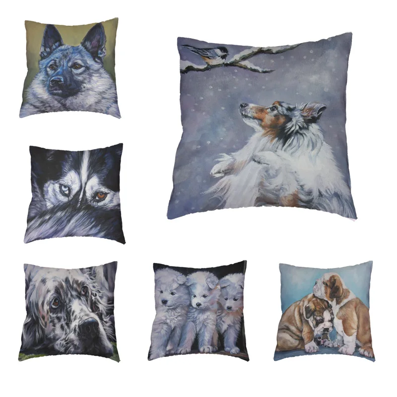Классический чехол для подушки Husky Nakaji 45*45 см квадратная красная шляпа домашний
