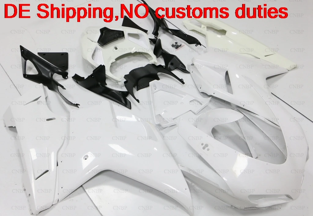 Кузов для поездок на мотоцикле DUCATI 1098 1198 848 2007 2008 2009 2010 2011 07 08 09 10 11 Неокрашенный с