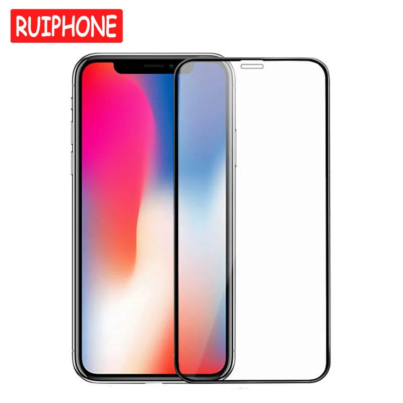 0 23 мм 3D изогнутое закаленное стекло для iPhone XS Max XR с мягкими краями и высокой