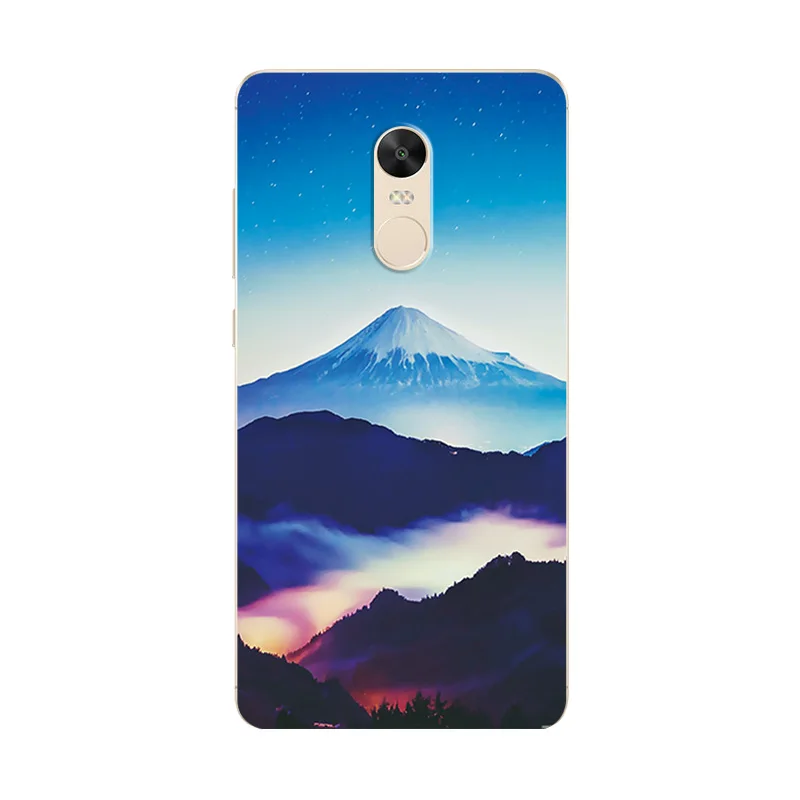 Soft TPU Phone Case For Xiaomi Redmi Note 4 Cover Colorful Painted Novelty Shell Para 4X 5.5&quot Capa Fundas |