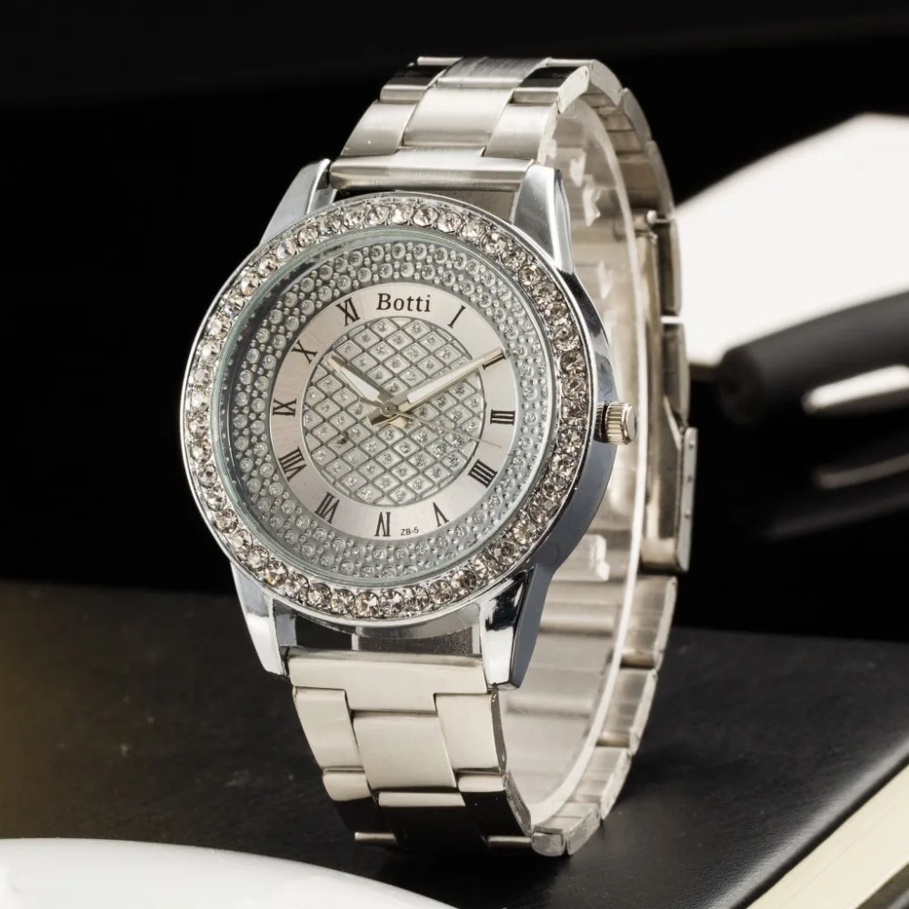 Новинка 2020 брендовые золотые часы с кристаллами повседневные кварцевые для