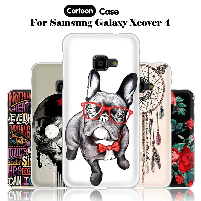JURCHEN чехол для Samsung Galaxy XCover 4 силиконовый G390F мультфильм милый 3D ТПУ мягкий X Xcover4|case