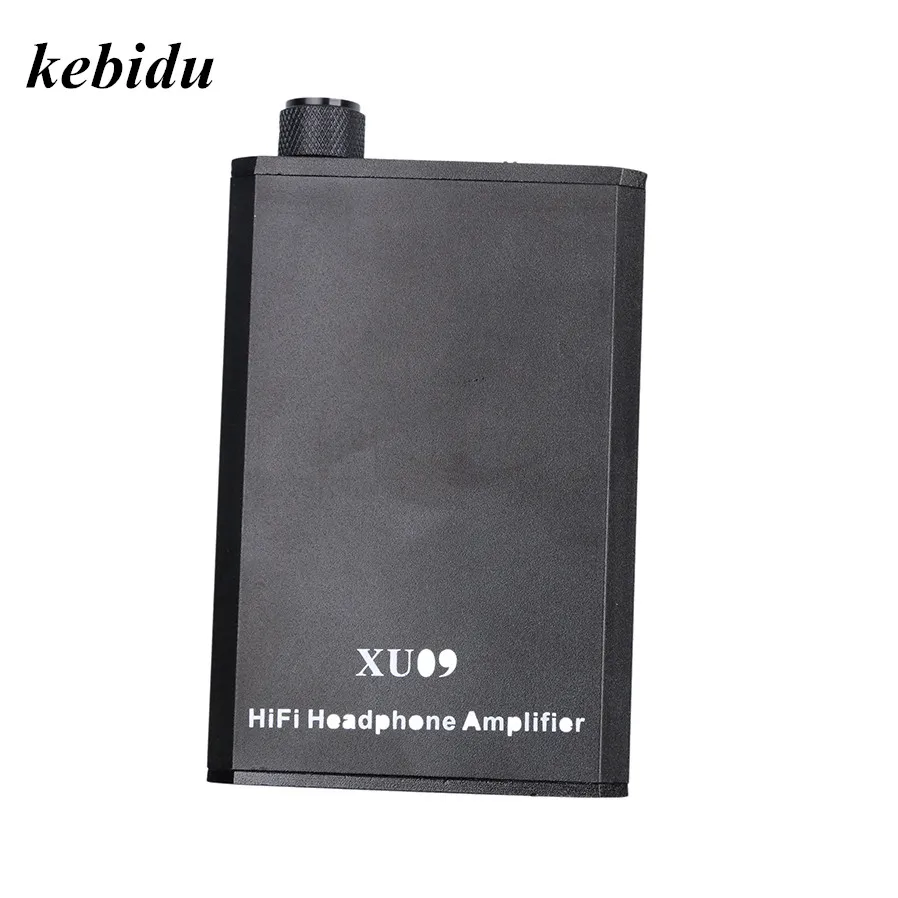 

kebidu Portable 3.5mm AUX Interface Stereo Audio Portable Mini HiFi Headphone Amplifier Improve Sound Headphone HiFi AMP