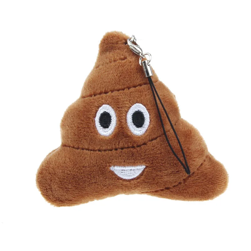 Key Chain Забавная Подушка Emoticon домашние автомобильные подушки для путешествий Poop мягкая игрушка кукла забавная плюшевая подушка сиденье Подушка Cushion30 - Цвет: Key Chain