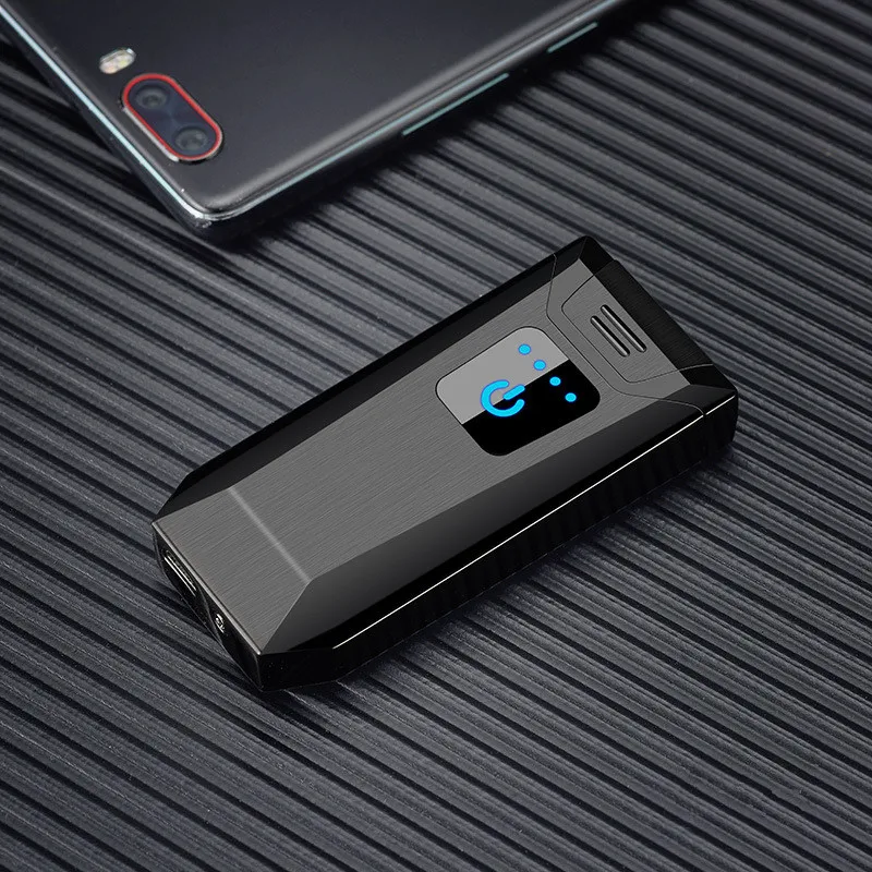 Встряхните в зажигание двойной для Плазменно дуговой зажигалки USB ветрозащитные