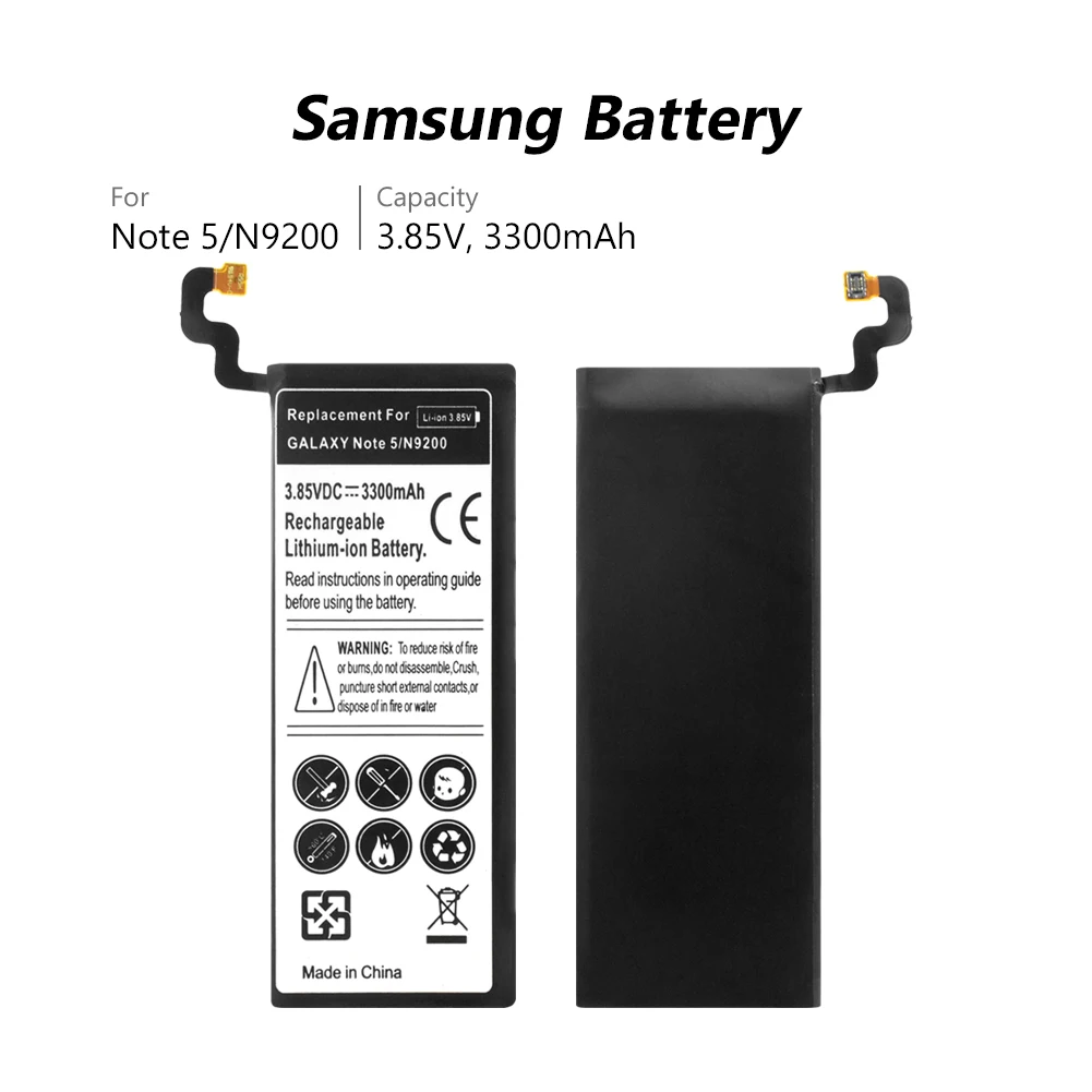 Аккумулятор для телефона 3 85 в 3300 ма/ч литиевая аккумуляторная батарея Samsung Galaxy Note