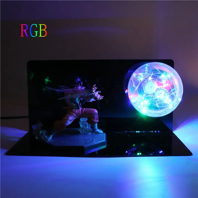 I Dragon Ball Z Супер Гоку Вегета Gogeta фигурки героев лампа ультра инстинкт DIY аниме модель Спальня Декоративные ночник Подарки - Цвет: I