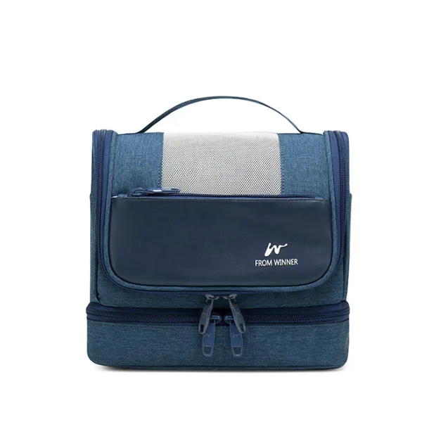 Dark Blue Bag Водонепроницаемая подвесная косметичка для туалетных принадлежностей, косметичка, чехол для хранения макияжа, органайзер, косметичка, аксессуары, принадлежности - Цвет: Dark Blue Bag