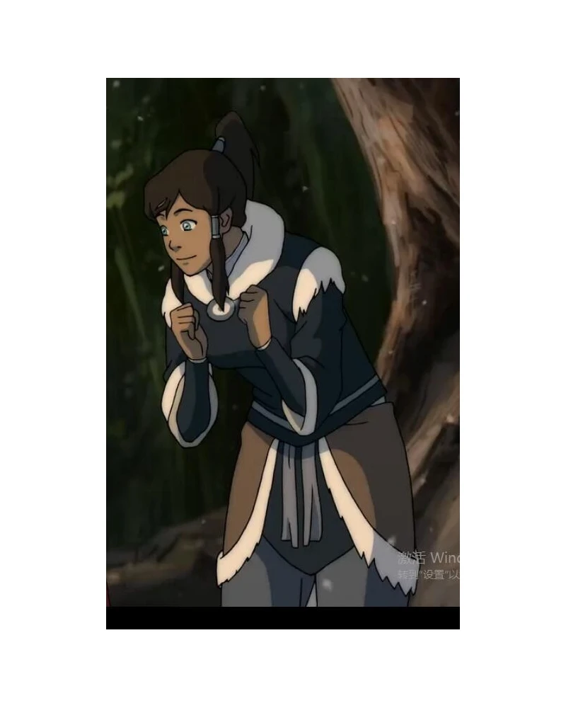 Аватар: The Legend of Korra костюм для косплея парик толстый Бесплатная доставка на