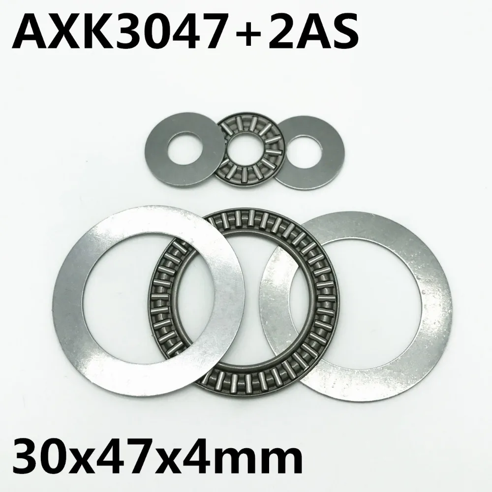 10pcs AXK3047 +2AS Thrust Needle Roller Bearing 30x47x2 mm Thrust Bearing Brand New High quality