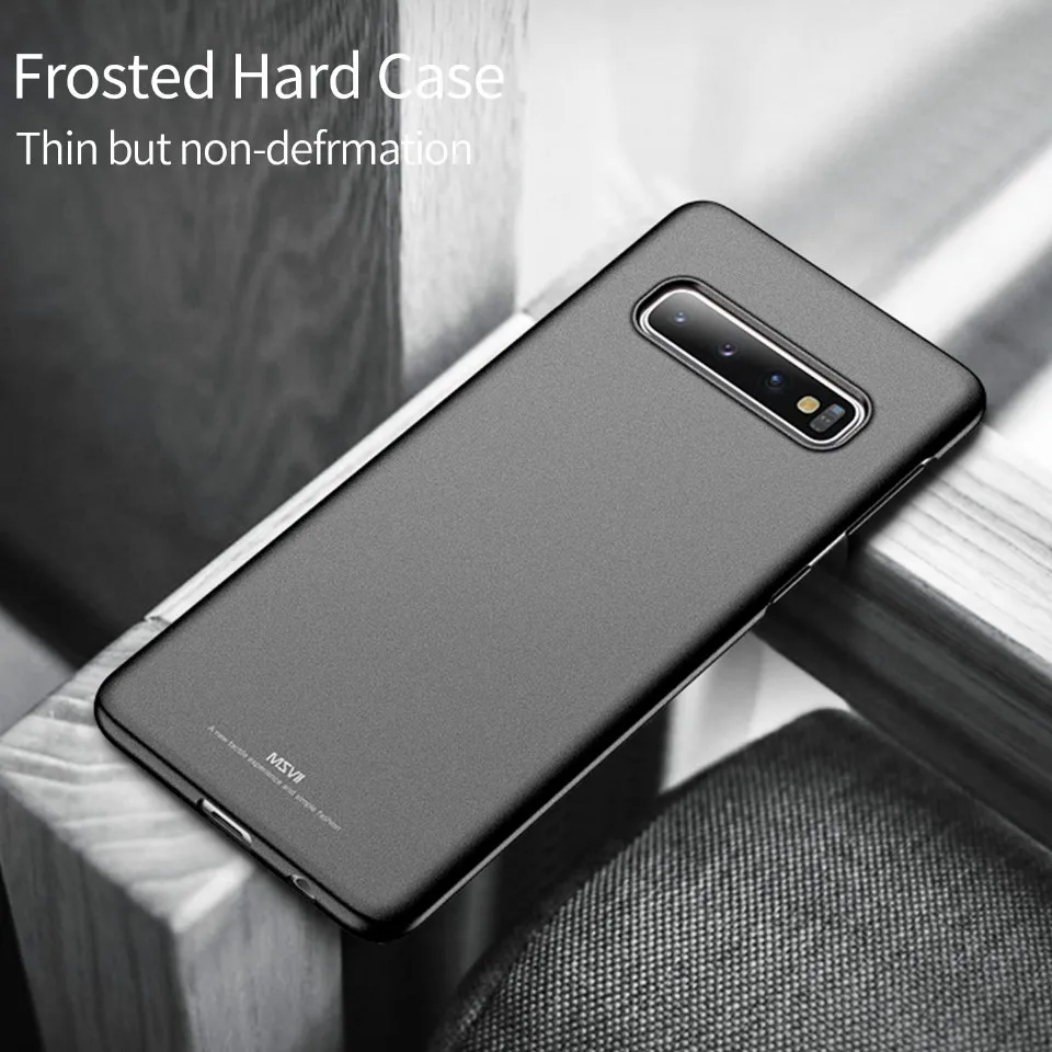 Жесткий чехол-накладка Msvii для Samsung Galaxy S10 S9 S8 plus S10E E Note 9 8 S6 S7 edge A6 M20 A8 A9 Plus 2018 |