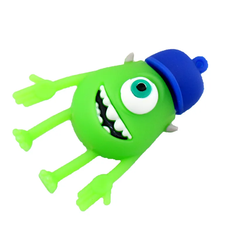Милый монстр университет улыбка корова 64 ГБ 32 ГБ 16 ГБ 8 ГБ 4 ГБ Mike Wazowski USB 2,0 карта памяти флеш-накопитель