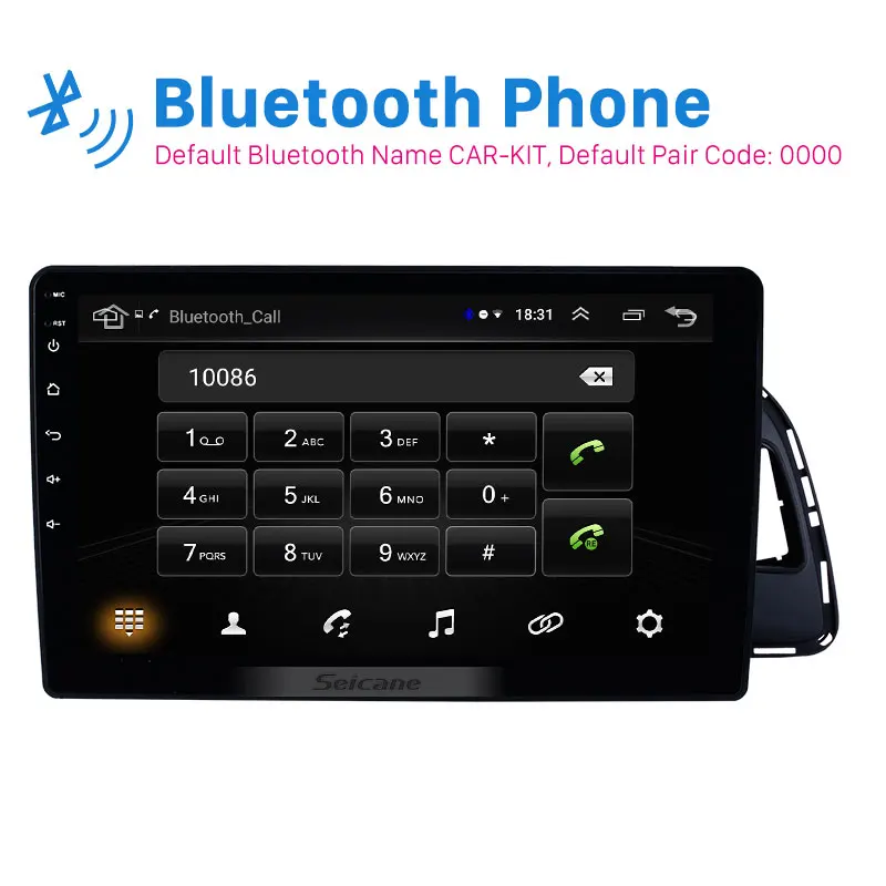 Seicane Стерео gps Android 8 1 HD 10 &quotАвтомобильный Navi плеер для Audi Q5 2010 2017 с Bluetooth wifi AUX
