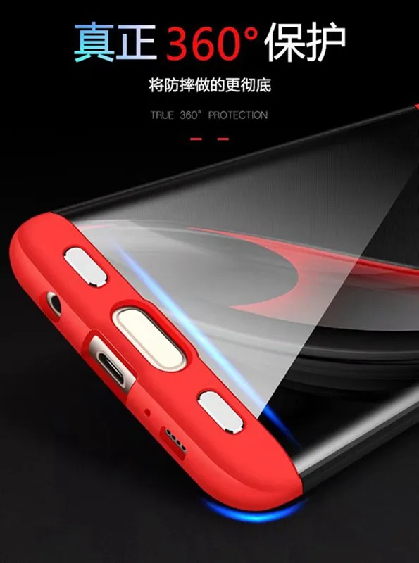 Mutouniao футляр для Samsung Galaxy S7 red edge 360 защиты ПК Пластик ударопрочный жесткий чехол s7
