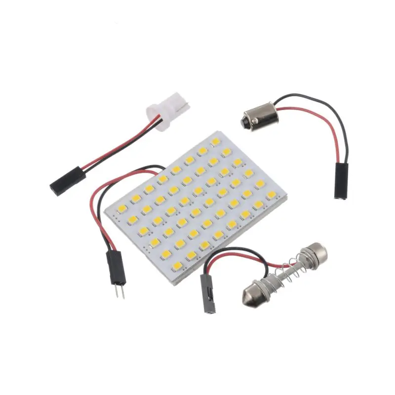 48 светодиодный автомобильный Купол гирлянда интерьерная лампа на крышу