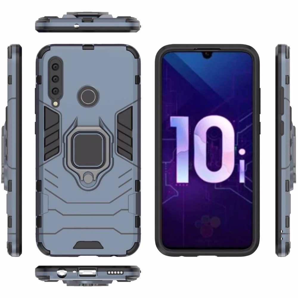 Чехол для huawei Honor 10i чехол Honor10i автомобильный держатель кольцо Броня бампер ударопрочный жесткий чехол для huawei P30 Lite mate 30 Pro