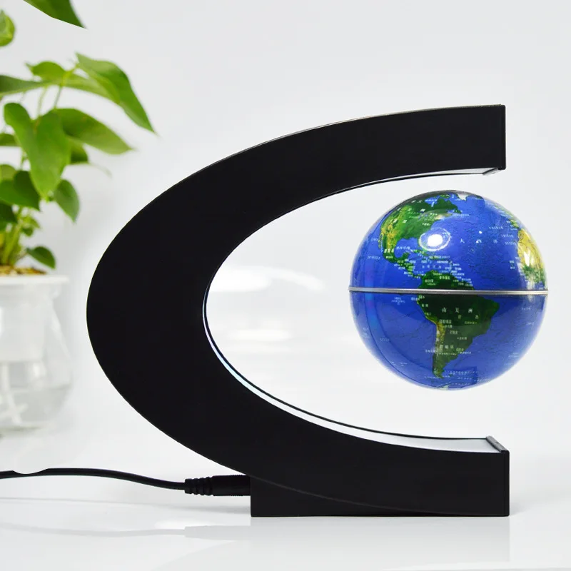 

LED Floating Globe Magnetic Levitation Desk Night Lamp English World Map Ball globo terrestre Light For Kid Gift Home Decoration