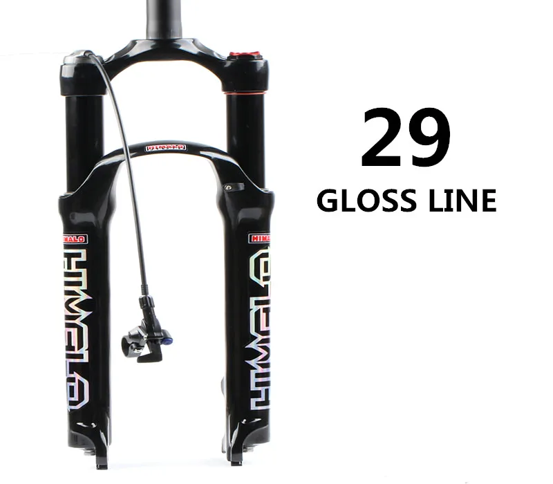 29 gloss line Велосипедная воздушная вилка 26 27,5 29 ER MTB горная подвесная вилка воздушная устойчивость амортизирующая линия для более SR - Цвет: 29 gloss line
