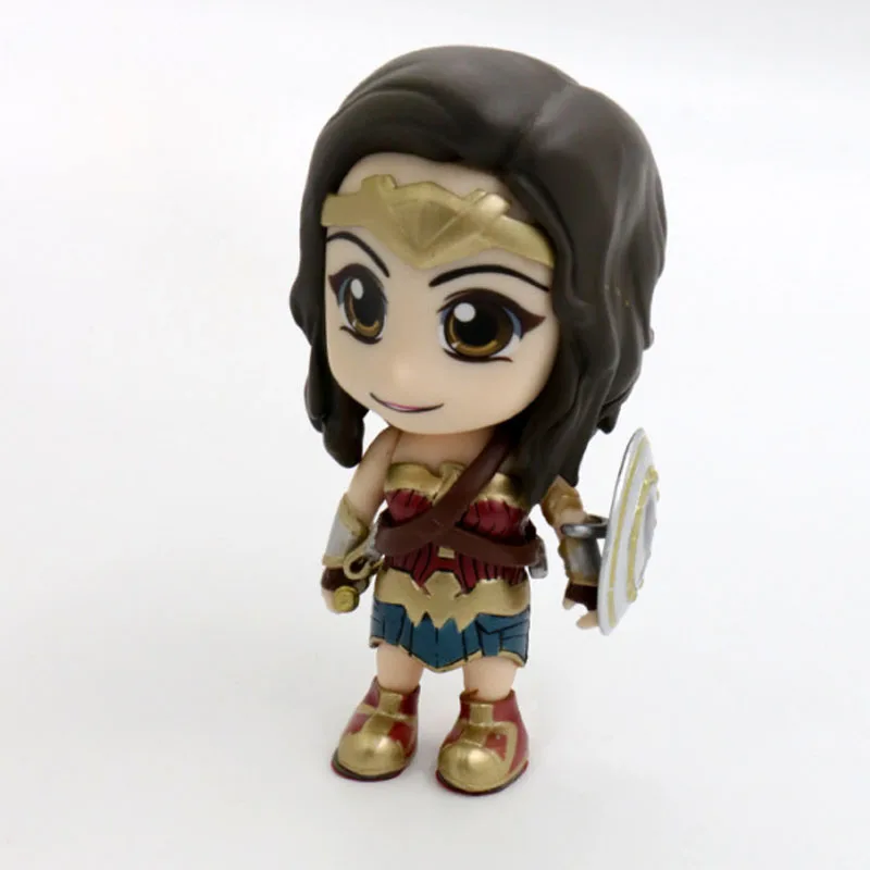 Бесплатная доставка милые 4 &quotDC Hero Wonder Woman Bobble голова качающаяся игрушка модель