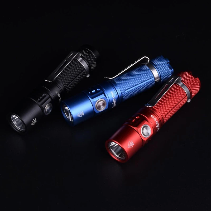 Sofirn SP10S светодиодный фонарик AA 14500 Карманный свет 90 CRI LH351D 800lm брелок тактический
