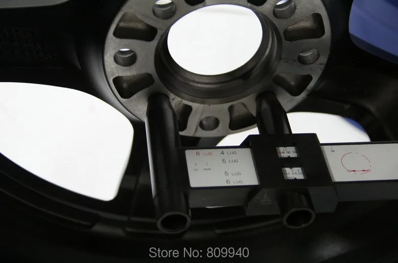 Колесная быстрая линейка для калибра PCD колесо обода 4 5 6 8 болтов инструмент