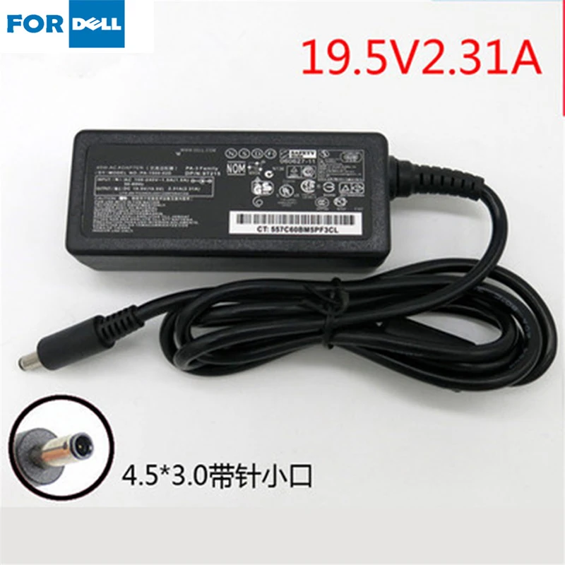 Basix 19,5 V 2.31A 45 W зарядное устройство переменного тока для ноутбука адаптер питания для DELL XPS 12/13 ультрабук DA45NM131 HA45NM140 зарядное устройство для ноутбука