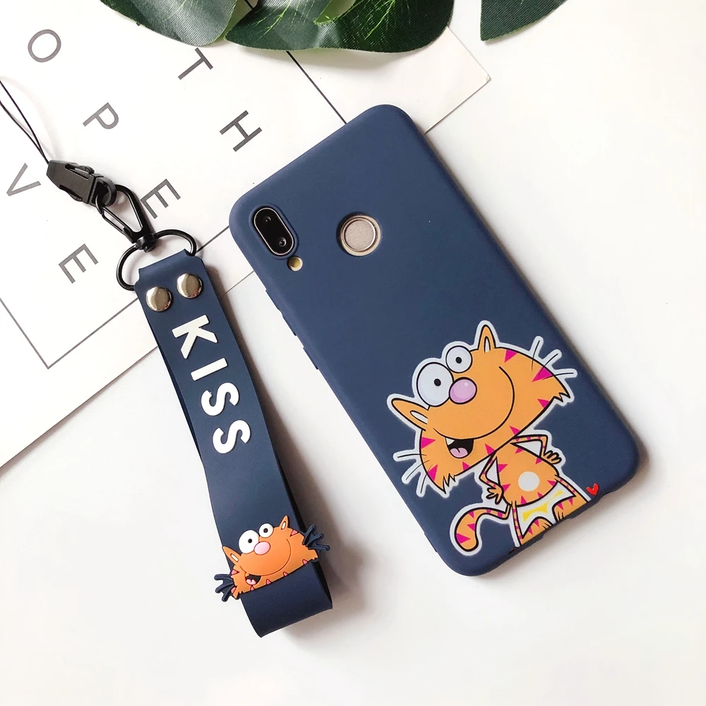 Чехол для Redmi Note 7, Funda, Xiaomi Redm Note 5, 6, 7 Pro, чехол, S2, Kawaii, ремешок, силиконовый, для etui, Xiaomi Mi A2 Lite, чехол - Цвет: D2