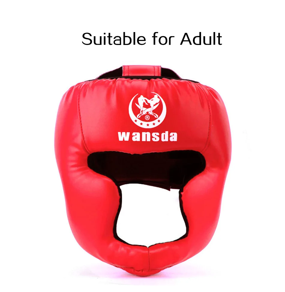 REXCHI кикбоксерский шлем для мужчин и женщин PU Каратэ Муай Тай Guantes De Boxeo Free Fight ММА Санда обучение взрослых детское оборудование