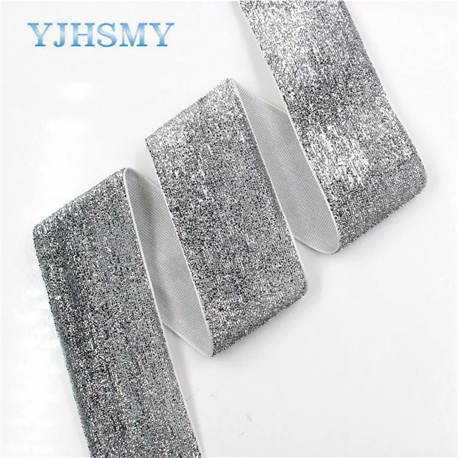 YJHSMY 1801054,38 мм 10 ярдов разноцветный зеленый лук ленты, DIY ручной работы головной убор аксессуары материал, украшение для волос - Цвет: 3