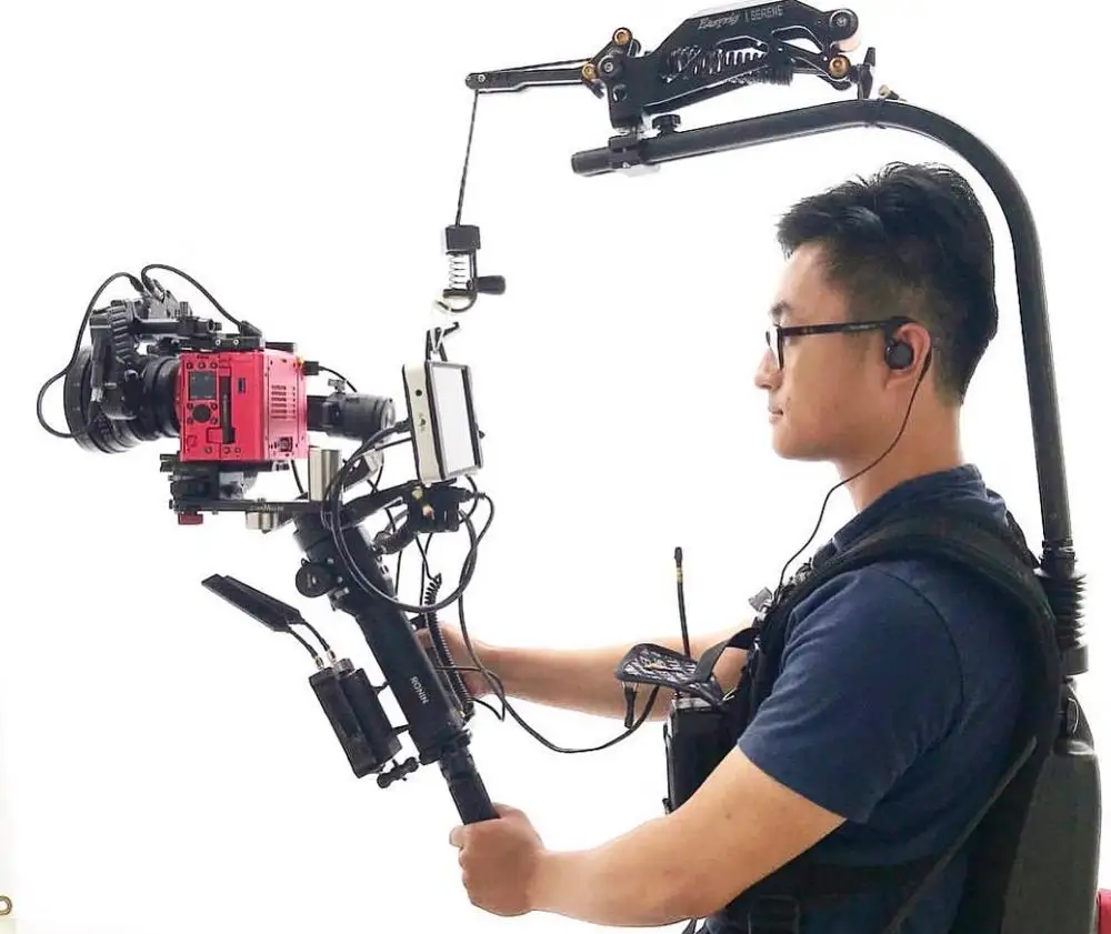 Как EASYRIG 8-18 кг нагрузки крюк поддержки карданный жилет для DJI Ronin 2/S/M Crane 2/3 WEEBILL LAB MOZA AirX 3 оси карданный стабилизатор