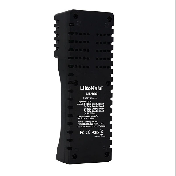 LiitoKala Lii-100B 18650 Батарея Зарядное устройство для 26650 16340 CR123 LiFePO4 1 2 В Ni-MH Ni-Cd Rechareable