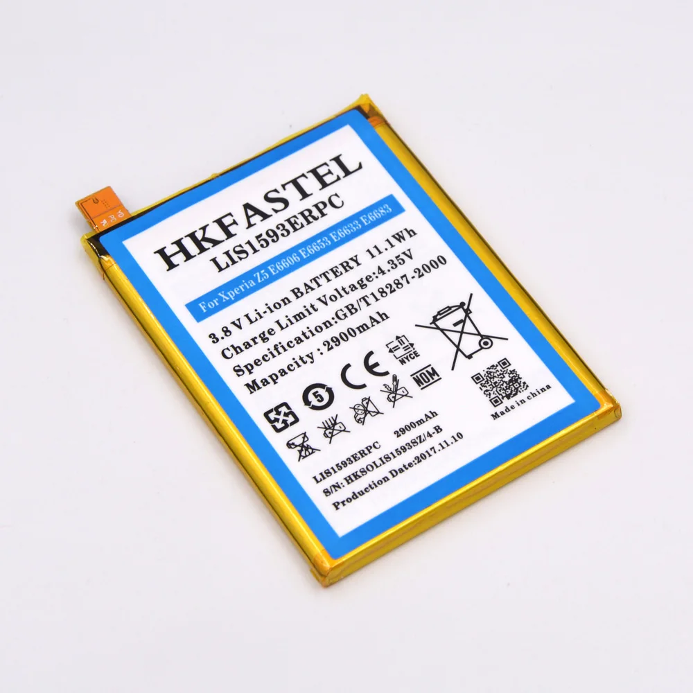 Hkfatel Новый LIS1593ERPC оригинальный аккумулятор мобильного телефона для sony Xperia Z5 E6603