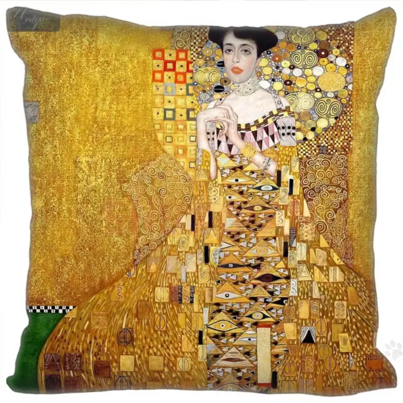 Хит продаж чехол для подушки Gustav Klimt изготовленный на заказ двусторонняя Прямая