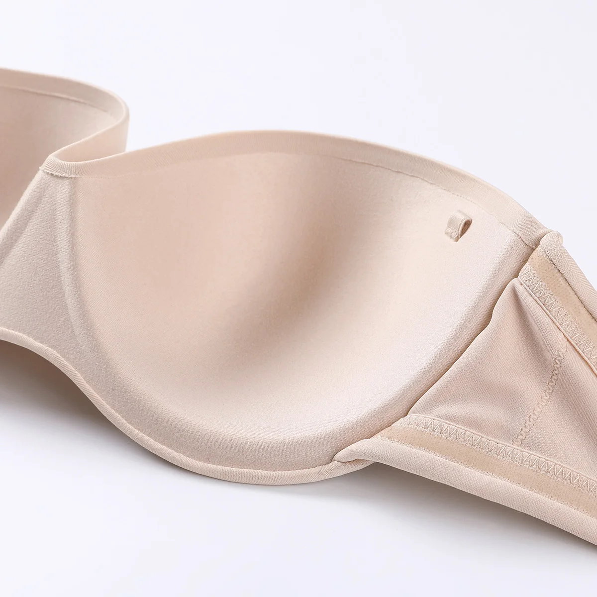 Women's Soft Lightly Padded Underwire Molded Silicon Invisible Convertible Multiway Strapless Bra