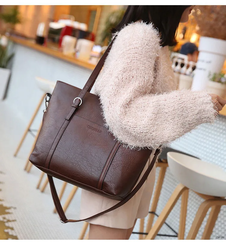 ZMQN сумки женские кожаные винтажные женские сумки через плечо сумки для женщин большой емкости кошельки и сумки Bolsas Femininas C664
