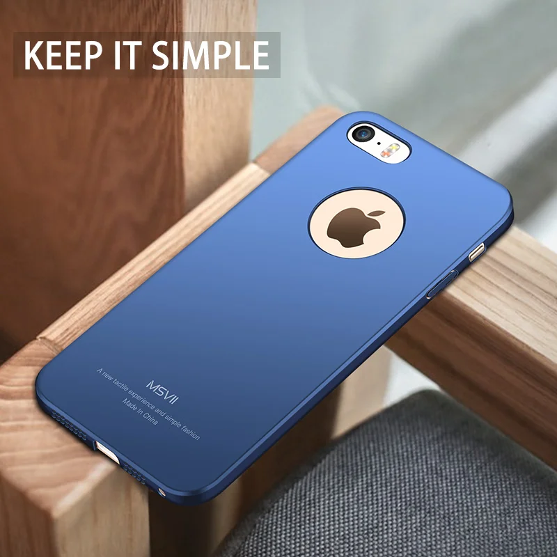 Чехол Msvii для iphone 5s тонкий роскошный чехол 5 жесткая задняя крышка из