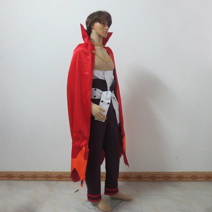 Костюм для косплея Tengen Toppa Gurren Lagann Kamina изготовленный на заказ бесплатная