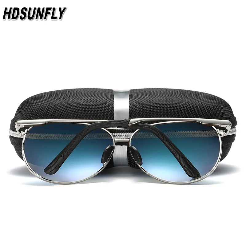 Мужские Солнцезащитные очки авиаторы HDSUNFLY спортивные поляризационные