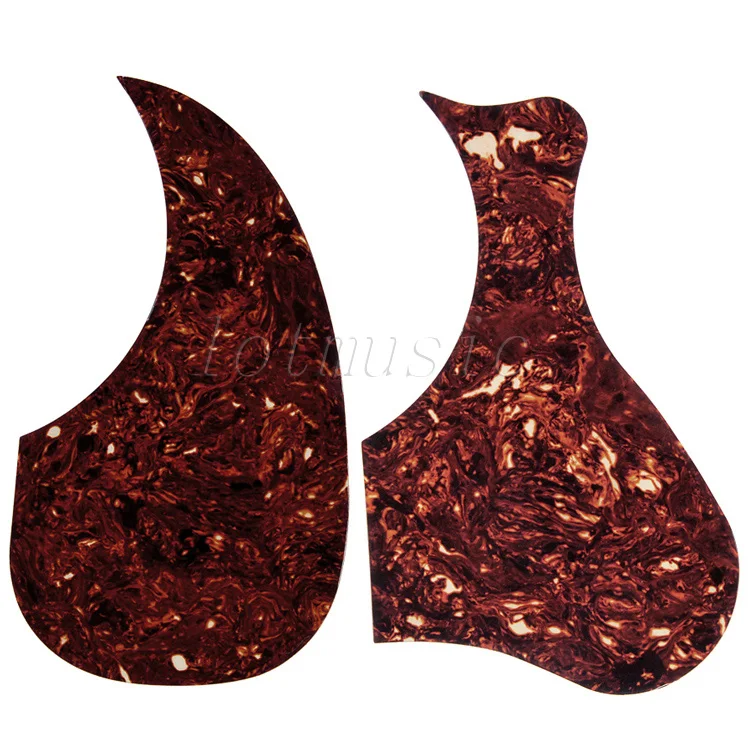 2 Шт. Задней Ясно Белый Красный Акустическая Гитара Накладку К Царапинам Пластины