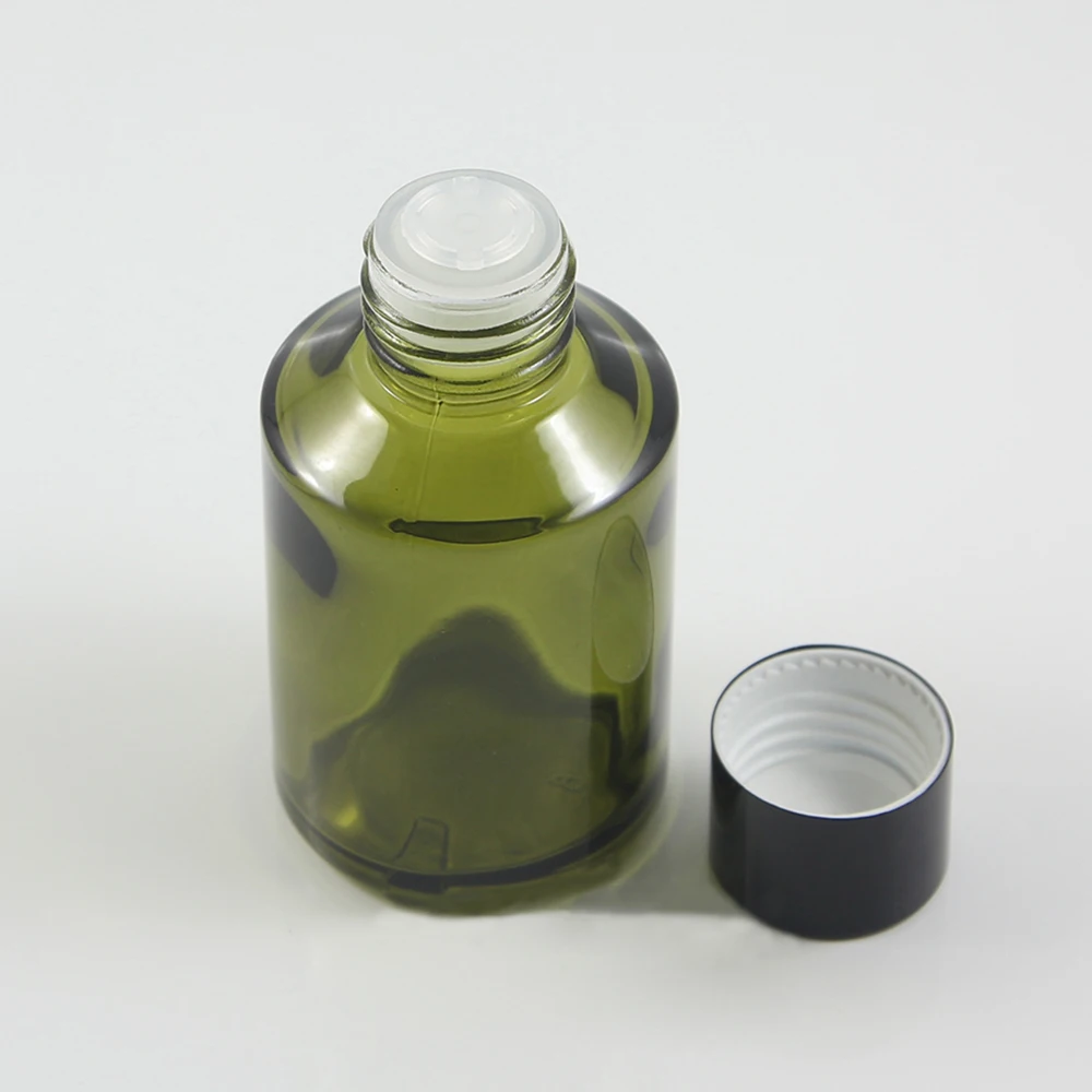 wholesales 50pcs 60ml green round dropper bottle with screw 